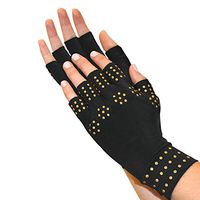 Plus Mi Life Copper Hands Arthritis Gloves Therapeutic Compression Brace Magnetic Joints