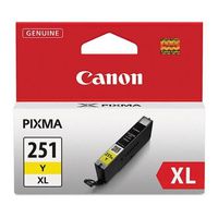 Canon 6451B001 (CLI-251XL), High-Yield Ink, 11 mL, Yellow