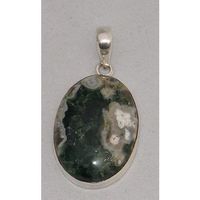 Sterling Silver Orbicular Jasper Pendant Jewellery No.3152