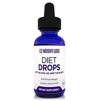 Natural Weight Loss Diet Drops - Helps Burn Calories - Appetite Suppressant with African Mango & Amino Acids - Ultra Concentrated - Burn Unwanted Fat All Natural - Maintain Muscle