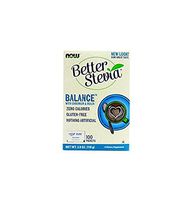 NOW Foods Stevia Balance,100 Packets (Pack of 3)