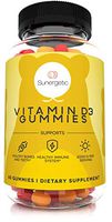 Premium Vitamin D3 Gummies – Powerful Vitamin D Gummies to Support Healthy Bones, Mood & Immune System – 2000 IU of Vitamin D3 per Serving – 60 D3 Gummies