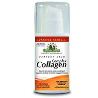 Collagen Hydrolyzed - Perfect Skin - Net Wt. 4oz./ 85.5g Body Cream/Transdermal Use Only - Nourishes and Revitalizes Your Body - 100% Natural Improved Formula.