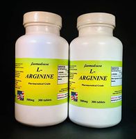 L-arginine, L-argenine 500mg, Made in USA - 600 (2x300) Tablets