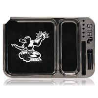 STR8 Brand - Premium Rolling Tray Made from Melamine // Large (Black)