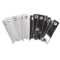 Homeford Paper Pennant Tags, 2-Inch, 20-Count (Platinum)
