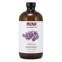 NOW Essential Oils, Lavender Oil, Soothing Aromatherapy Scent, Steam Distilled, 100% Pure, Vegan, 16-Ounce