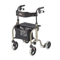 RL-Smart Lightweight Walker Rollator Foldable German Design (Platin)