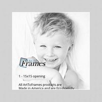 15x15 Clapboard / Candlewick Custom Mat for Picture Frame with 11x11 opening size (Mat Only, Frame NOT Included)