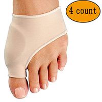 Bunion Corrector and Bunion Relief Sleeve with Gel Relief Pads, 2 Pair Orthopedic Bunion Corrector Brace Protector Bootie Toe Separator for Men Women Hallux Valgus at Day (2 Pack)