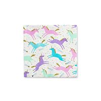 Daydream Society Pastel Magical Unicorn Paper Party Napkins, Pack of 16