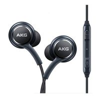 OEM Two (2) Amazing Stereo Headphones for Samsung Galaxy S8 S9 S8 Plus S9 Plus S10 Note 8 9 - Designed by AKG - with Microphone + Two (2) Cable Tie Organizer Bundle Package - Non - Retail Package