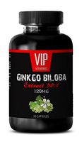 Ginkgo biloba Extra Strength - Ginkgo Biloba Leaf 120mg - Enhances Cellular Metabolism (1 Bottle - 50 Capsules)