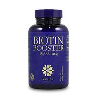 Biotin 10,000 mcg Hair Growth Vitamins for Stronger, Healthier Hair and Nail Strengthener 90 Capsules (3-Month Supply)