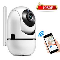 1080P Baby Monitor, Automatic Motion Detect WiFi Camera High Clear Audio Pet Monitor with Camera Indoor Security Surveillance System Night Vision 360 Degree Controlled by iPh0ne and Android
