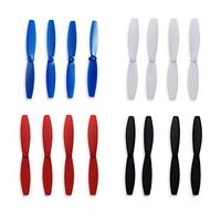 PENIVO Replacement propellers 4-Color Set for Parrot Minidrones Rolling Spider, Propellers Blades Props Combo for Airborne Cargo & Night Drone, Hydrofoil Drone Mambo & Swing Drone Accessories