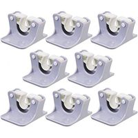 Broom Mop Holder, Stainless Steel Mop Heavy Duty Tools Dustpan Hanger, Cleaning No Drilling Anti-Slip Tools Organizer for Kitchen Bathroom Closet Office Garden, Adhesive Installation