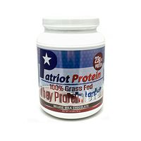 Patriot Protein - Grass Fed Whey Protein Isolate- Protein Powder - Premium Protein Made in the USA- Deluxe Milk Chocolate- 25 Servings- 1.6 Pounds