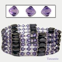 Accents Kingdom Magnetic Hematite Necklace Bracelet Made with Swarovski Crystals T