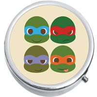 Ninja Turtles Medicine Vitamin Compact Pill Box