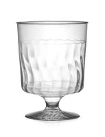 Fineline Settings Flairware Clear  5.5 oz. One Piece Wine Glass  240 Pieces