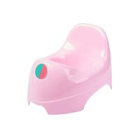 LJZLYB-ZBP Family Toilets Bathroom Simple Boys Girls Baby Toilets Bathroom Infants 1-6 Years Urinal Pots Potty (Color: Pink, Size: 35cm 23cm)