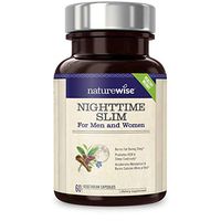 NatureWise Nighttime Slim with Capsimax | Burn 116 Calorie While You Sleep | Promotes a Restful Sleep, Burns Fat, Reduces Hunger | Non-GMO, Vegetarian, Gluten Free [1 Month Supply - 60 Count]