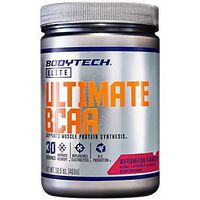 Ultimate BCAA Powder, Supports Muscle Protein Synthesis, Nitric Oxide Production, Watermelon Candy (30 Servings) by BodyTech Elite