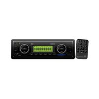 Pyle PLMR87WB Marine Flash Audio Player - 200 W RMS - Single DIN LCD Display - MP3 - AM, FM - 18, 12 x FM, AM Preset - Secure Digital (SD) Card, MultiMediaCard (MMC) - USB - Auxiliary Input - Detachable Front Panel