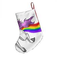 Flying Unicorn Best Fashion Xmas Socks Hanging Decoration Candy Bag Party Holiday Christmas Santa Claus Home Decor Gift