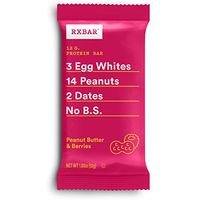 RXBAR, Peanut Butter & Berries, Protein Bar, 1.83 Ounce (Pack of 12), High Protein Snack, Gluten Free