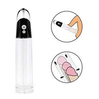 PGtoy Male Enlargement Automatic Vacuum Pump Massager Cup for Man 4 AAA Battery (Not Include)