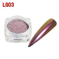 Hunputa Nail Art Decorating,Optical Chameleon Mirror Powder DIY Dust Nail Art Glitter Chrome Pigment (C)