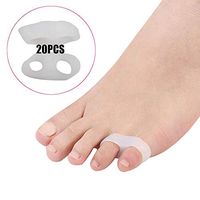 HAIHF 5 Pairs of Hallux Valgus Silicone Concealer Foot Bandage Gel Bunion Toe Protector Dividers Corrector Straightener, Bunion Relief & Overlapping Toe-Unisex