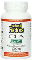 Natural Factors CLA Tonalin Linoleic Acid Softgels, 60-Count