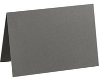 A1 Folded Card (3 1/2 x 4 7/8) - Smoke Gray (250 Qty.)