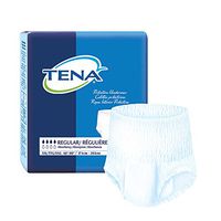 Tena Protective Underwear, Regular Absorbency, XXL, Pack/12 (68-80 in.)