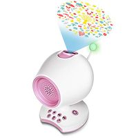 White Noise Machine Raynic Sound Machine Portable Sound Machine Baby 20 Soothing Nature Sounds Sleep Machine with Projection,Night Light,Timer (Pink)