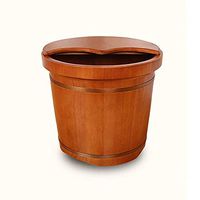 Foot Tub，Wooden Barrel, Pedicure Barrel， Cedar Solid Wood Foot Basin，Foot Spa Wooden Tub， Foot Tub for Soaking Feet，Thicken Wooden Tub。