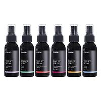 Mask Toilet Spray, Mixed Fragrance (Inc Black Raspberry & Vanilla, Salted Caramel Ice Cream, Cotton Candy), 2-Ounce (6 Pack), Deodorizer Bathroom Spray