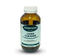 Thompson's Liver Cleanse 120 Caps Herbal Complex to Support the Liver, Gall Bladder and Healthy Digestive Function, with one Knot gift