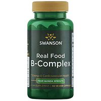 Swanson Real Food Vitamin B-Complex 60 Veg Capsules