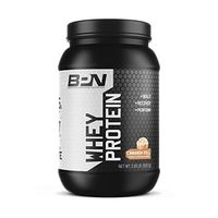 Bare Performance Nutrition, Whey Protein Powder, Meal Replacement, 25G of Protein, Excellent Taste & Low Carbohydrates, 88% Whey Protein & 12% Casein Protein (Cinnamon Roll)