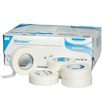 3M Health Care 1530-0 Paper Surgical Tape, ½" x 10 yd. Size (Pack of 240)