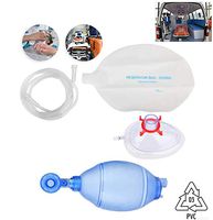 FMXYMC Portable Simple Respirator Adult Ambu Bag Cardiopulmonary Resuscitation First Aid Kit Suitable for Children and Adults