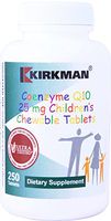 Kirkman Coenzyme Q10 25 mg Children's Chewable Tablets || 250 Tablets || CoQ10 || Free of Common allergens || Gluten Free || Casein Free || Supports Immune System