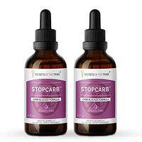 StopCarb Alcohol-Free Extract, White Kidney Beans, Grapefruit, Broccoli, Garcinia. Glycerite Tincture, Carb Blocker Formula (2x4 fl oz)