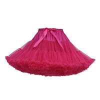 Theoylos Women's Tutu Vintage Tulle Skirt Ladies Ballet Bubble Dance Skirts Fashion Pleated High Waisted Tutu