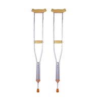 Aluminum Alloy Cane, Adjustable Walker, Lightweight and Durable, Non-Slip Non-Slip Cane, Suitable for The Elderly, Fractures of The Disabled,Silver