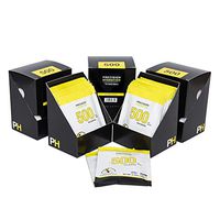 Precision Hydration Electrolyte Drink Mix- All Natural Multi Strength Electrolyte Powders - Individual Waterproof Servings - Gluten Free, Hypotonic (5 Boxes (40 Packets), 500mg/l - Yellow Packet)